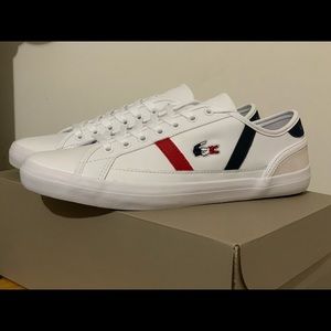 Woman’s Sideline Tricolor Leather Sneaker